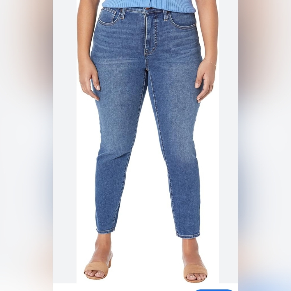 Madewell 24w Plus Curvy Roadtripper Authentic Skinny Jeans